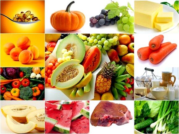 Les principales vitamines pour la puissance se trouvent dans de nombreux aliments sains. 