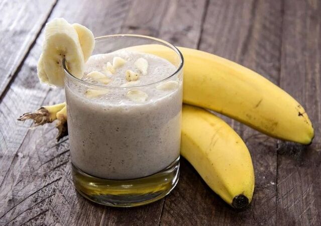Banane et kéfir