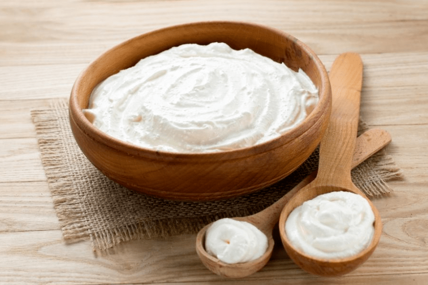 Crème sure pour la puissance